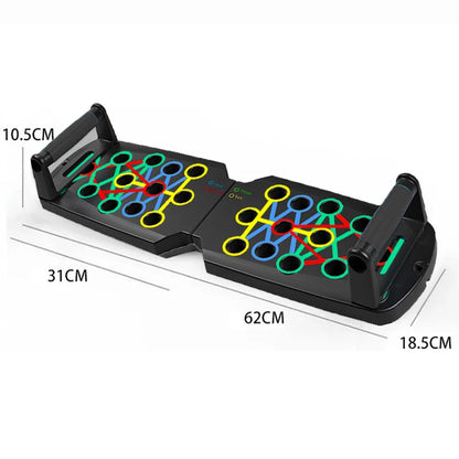 Multifunctional Portable Push-Up Board Set for Complete Chest, Abdomen, Arm, and Back Training