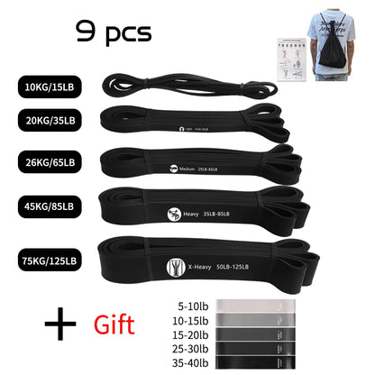 Premium Heavy-Duty Latex Resistance Band for Strength Training and Pilates Exercises