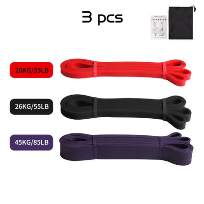 Premium Heavy-Duty Latex Resistance Band for Strength Training and Pilates Exercises