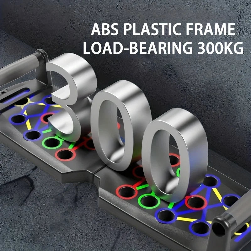 Multifunctional Portable Push-Up Board Set for Complete Chest, Abdomen, Arm, and Back Training