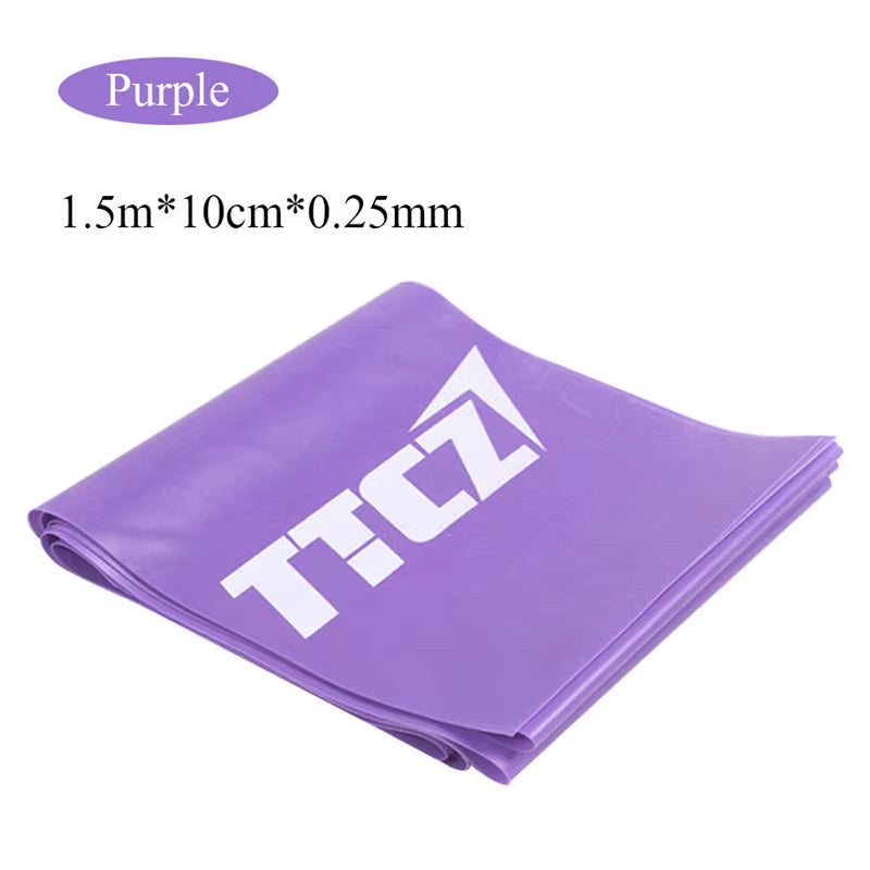 TTCZ Gym Fitness Equipment Strength Training Latex Elastic Resistance Bands Pull Rope Crossfit Yoga Rubber Loops Sport Pilates