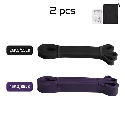 Premium Heavy-Duty Latex Resistance Band for Strength Training and Pilates Exercises