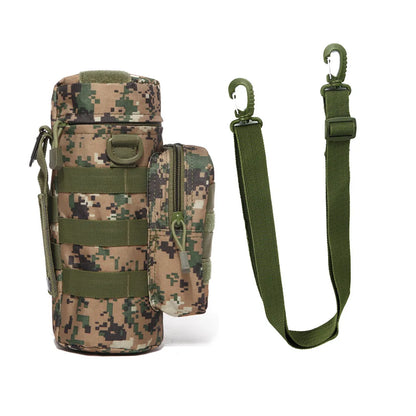 Tactical Molle Water Bottle Bag Pouch Holder Outdoor Travel Camping Hiking Cycling Fishing Hunting Water Bottle Kettle Carrier