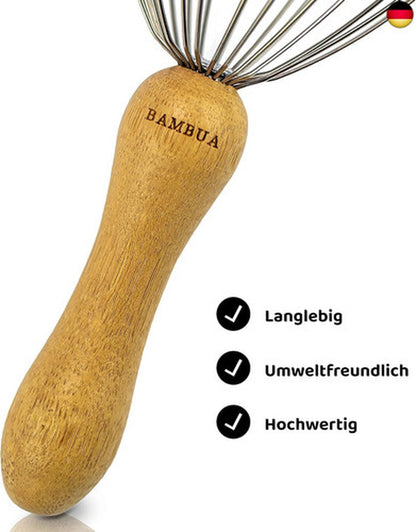 BAMBUA - Kopfmassage Spinne Mit 24 Fingern - Bambusgriff