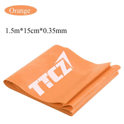 TTCZ Gym Fitness Equipment Strength Training Latex Elastic Resistance Bands Pull Rope Crossfit Yoga Rubber Loops Sport Pilates
