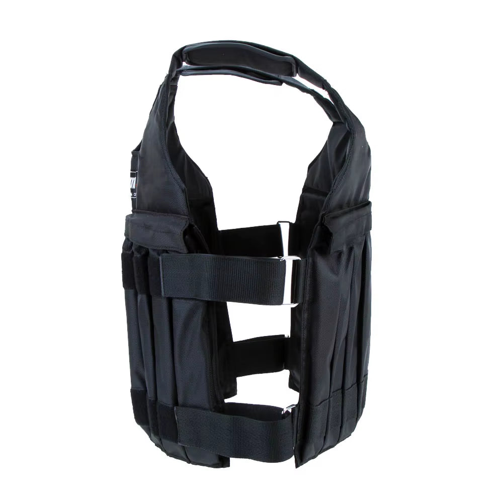 SUTEN 20Kg/50Kg Loading Weighted Vest for Boxing Training Workout Fitness Equipment Adjustable Waistcoat Jacket Sand Clothing