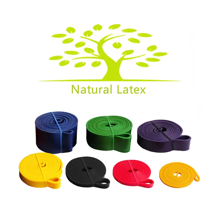 Premium Heavy-Duty Latex Resistance Band for Strength Training and Pilates Exercises