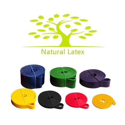 Premium Heavy-Duty Latex Resistance Band for Strength Training and Pilates Exercises