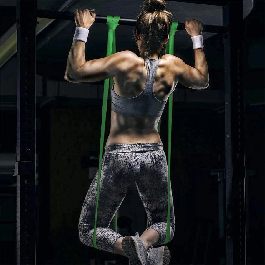 Premium Heavy-Duty Latex Resistance Band for Strength Training and Pilates Exercises