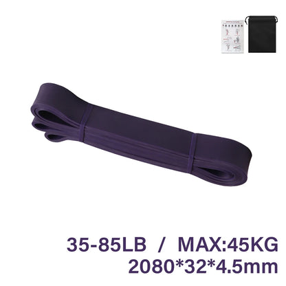 Premium Heavy-Duty Latex Resistance Band for Strength Training and Pilates Exercises