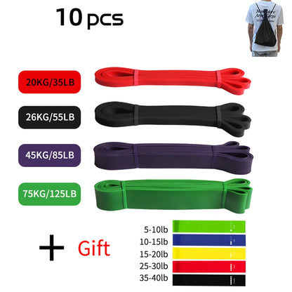 Premium Heavy-Duty Latex Resistance Band for Strength Training and Pilates Exercises