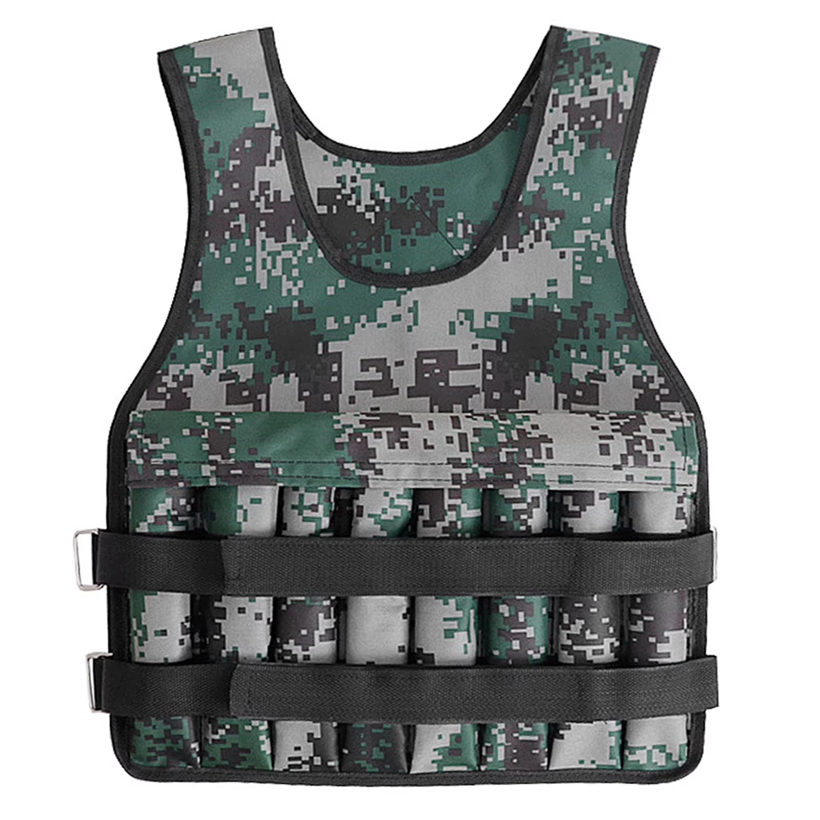 SUTEN 20Kg/50Kg Loading Weighted Vest for Boxing Training Workout Fitness Equipment Adjustable Waistcoat Jacket Sand Clothing