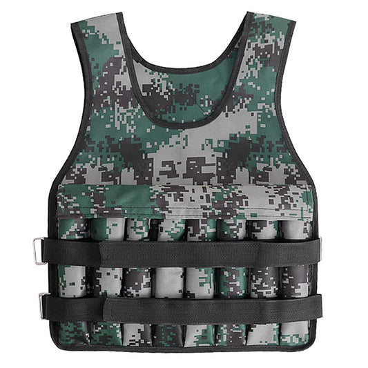 SUTEN 20Kg/50Kg Loading Weighted Vest for Boxing Training Workout Fitness Equipment Adjustable Waistcoat Jacket Sand Clothing