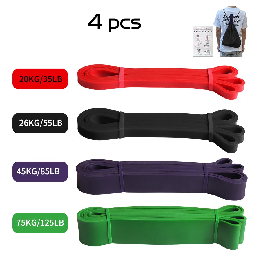 Premium Heavy-Duty Latex Resistance Band for Strength Training and Pilates Exercises