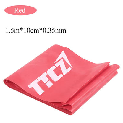 TTCZ Gym Fitness Equipment Strength Training Latex Elastic Resistance Bands Pull Rope Crossfit Yoga Rubber Loops Sport Pilates